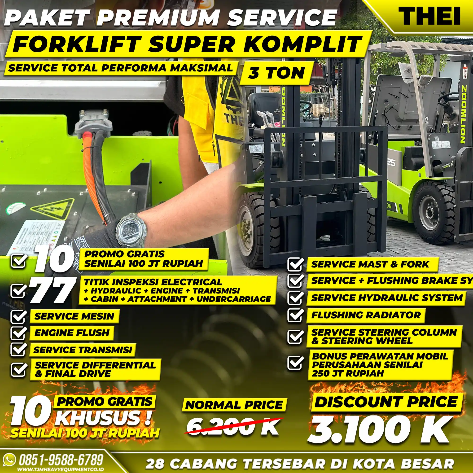 FORKLIFT SUPER KOMPLIT